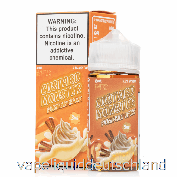 Kürbisgewürz - Custard Monster - 100 Ml 3 Mg Vape Deutschland